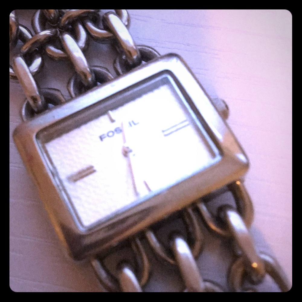 Fossil stainless steel watch